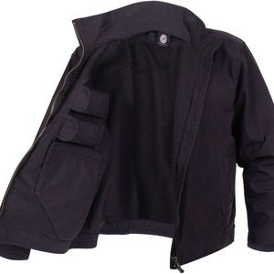 Concealed Carry Jacket Black Lightweight Small